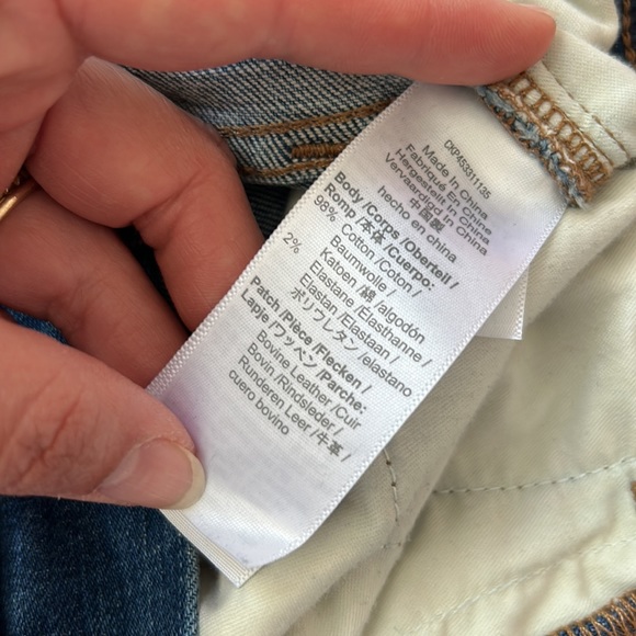 Madewell Skinny Flare Jeans High Rise Women Size 27 Medium Blue Stretch - Picture 7 of 9